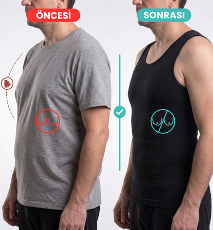 HideFit |  Erkek Sıkılaştırıcı Korse Atlet