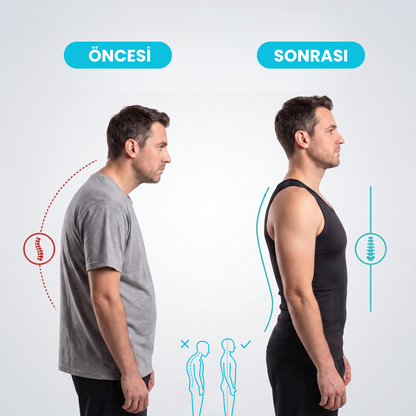 HideFit |  Erkek Sıkılaştırıcı Korse Atlet